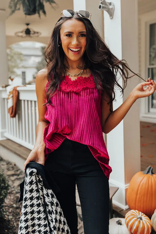 Finding Romance Velvet Tank In Rose sold by Impressions