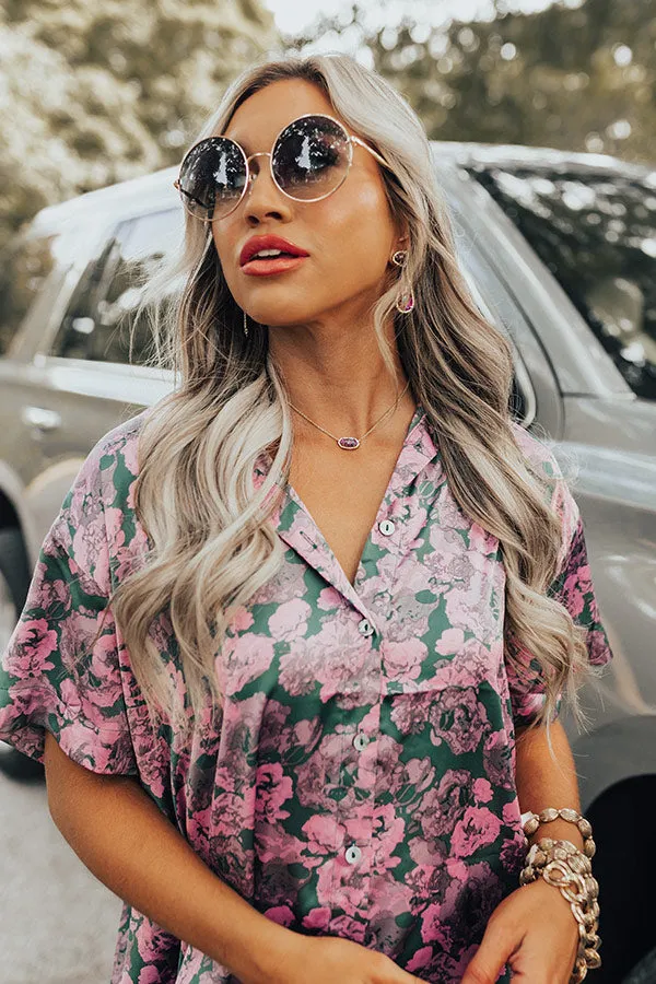 Kendra Scott Elisa Gold Pendant Necklace in Bronze Veined Purple Turquoise Magnesite sold by Impressions