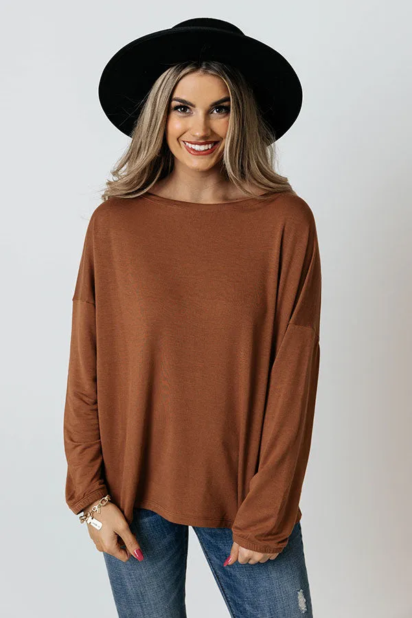 A Good Year Shift Top In Chocolate sold by Impressions product image thumbnail 4