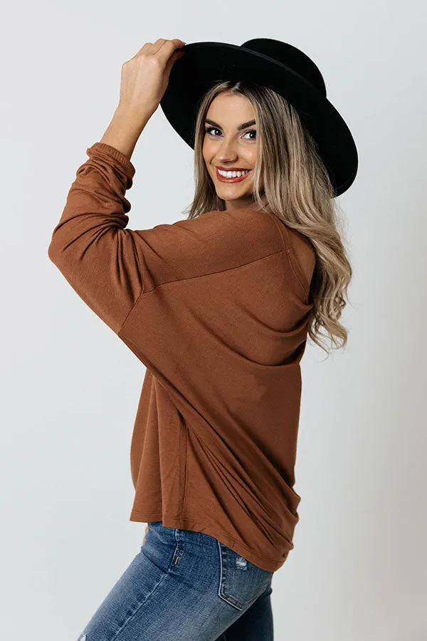 A Good Year Shift Top In Chocolate sold by Impressions product image thumbnail 5