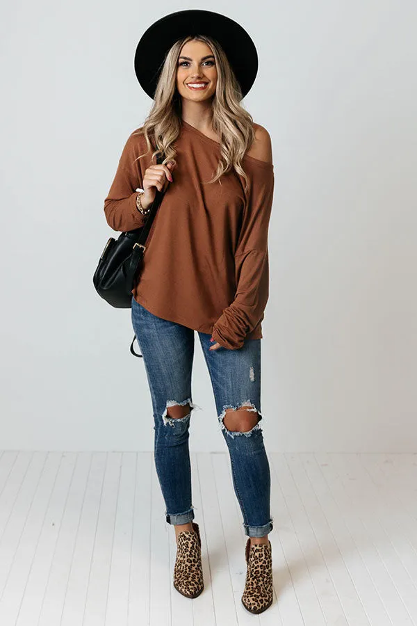 A Good Year Shift Top In Chocolate sold by Impressions product image thumbnail 2