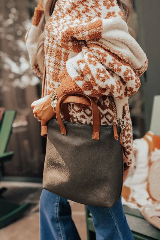 Come Pick Me Up Faux Leather Crossbody In Olive sold by Impressions