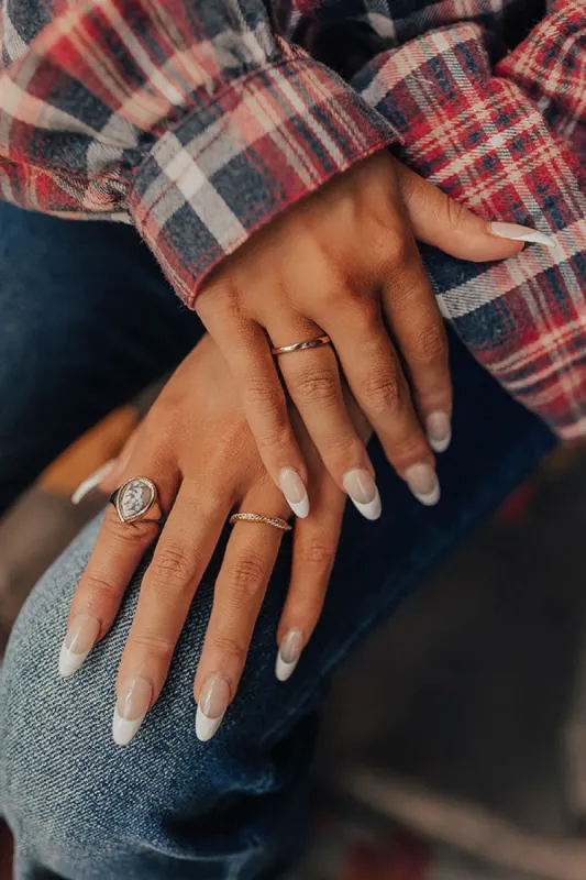 Nuts About You Ring Set In White sold by Impressions