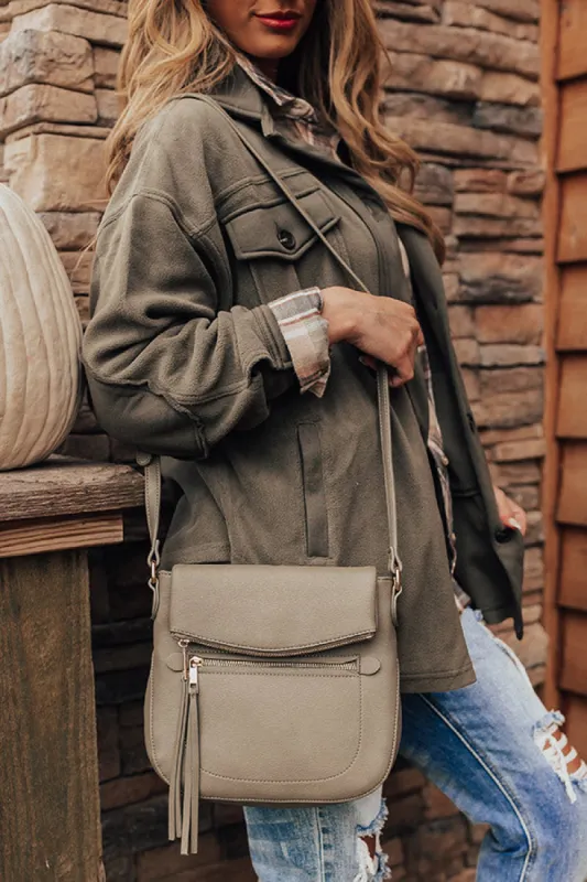 Just For You Crossbody In Sage sold by Impressions