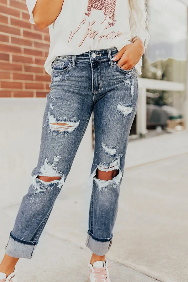 Judy Blue The Perez Midrise Distressed Jean sold by Impressions product image thumbnail 4