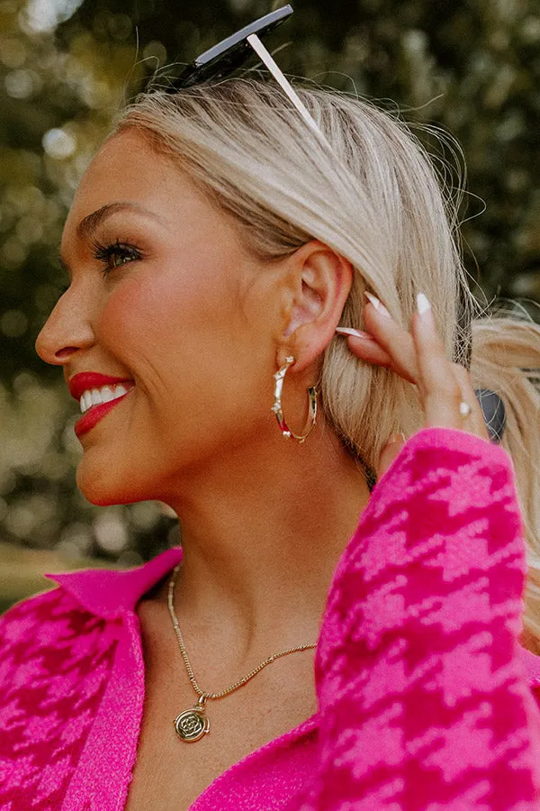 Kendra Scott Joelle Hoop Earrings In White Crystal sold by Impressions product image thumbnail 3