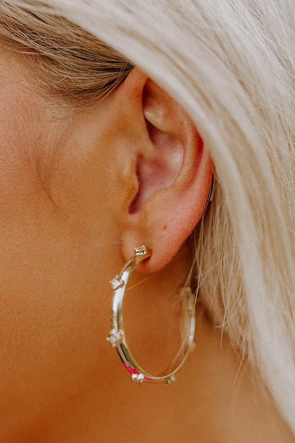 Kendra Scott Joelle Hoop Earrings In White Crystal sold by Impressions product image thumbnail 2