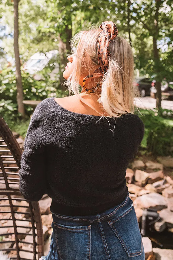 Commitment To Cozy Knit Sweater In Black sold by Impressions product image thumbnail 5