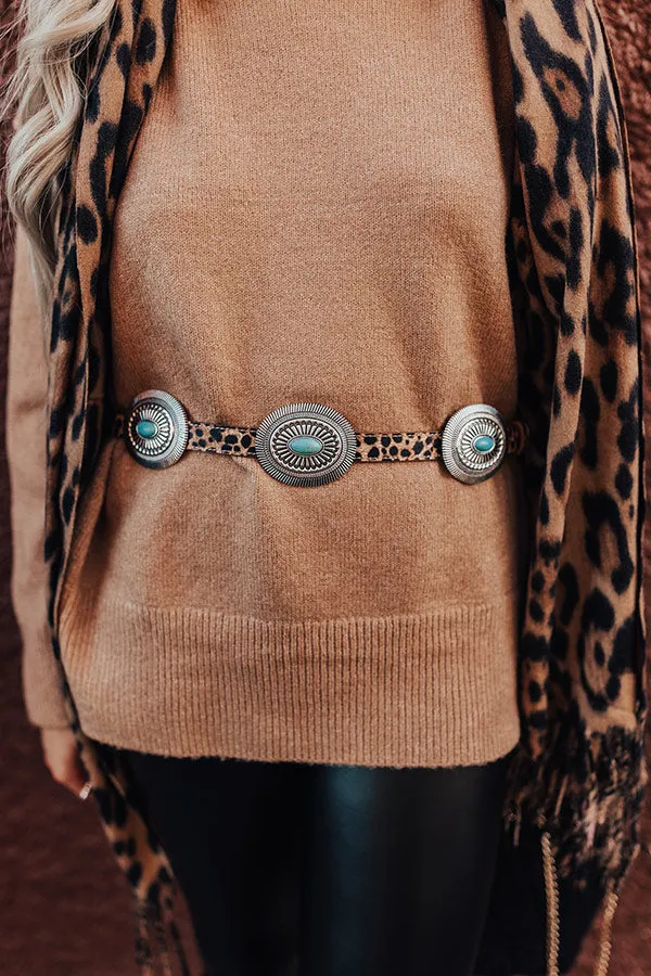 The Steele Concho Leopard Belt sold by Impressions product image thumbnail 2