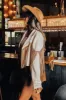 Feeling Grand Faux Suede Fringe Jacket In Brown sold by Impressions