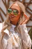 Sunny Spell Aviator Sunnies in Lime sold by Impressions