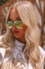 Sunny Spell Aviator Sunnies in Lime sold by Impressions