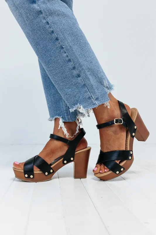 The Rylee Heel In Black sold by Impressions