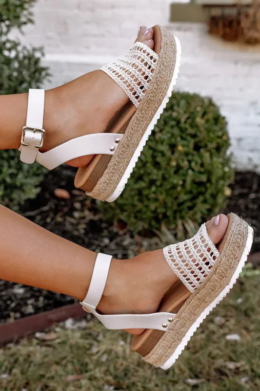The Andria Espadrille In Stone sold by Impressions