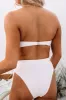 Tranquil Tides High Waist Bikini Bottom in White sold by Impressions