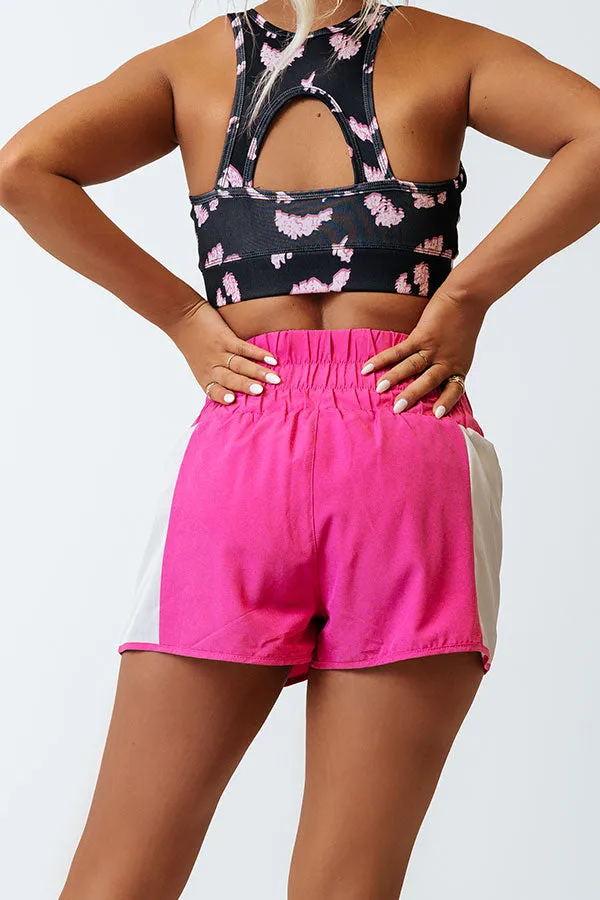 Game Face Active Shorts In Hot Pink sold by Impressions product image thumbnail 5