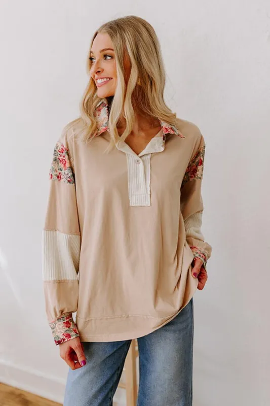 Brunch In Soho Henley Top sold by Impressions
