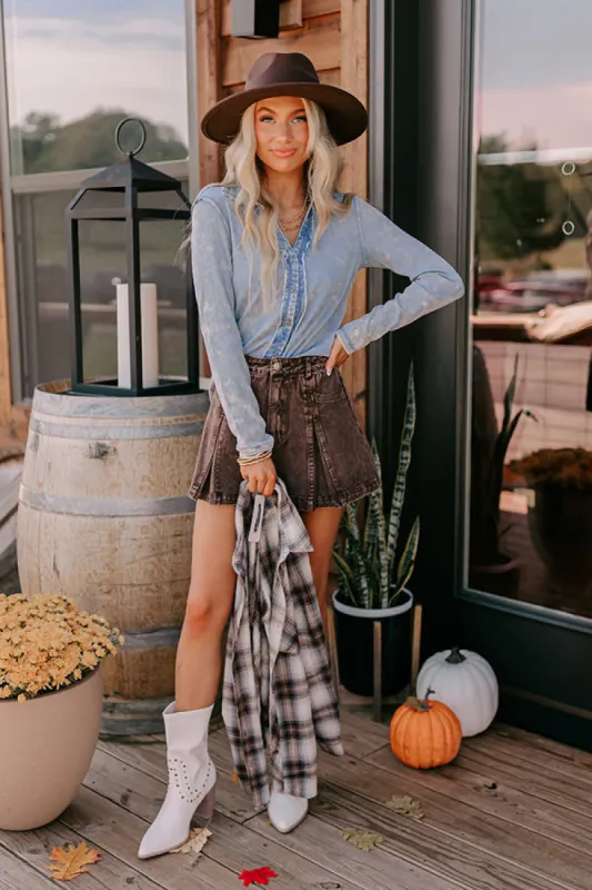 Urban Edge Mineral Wash Top sold by Impressions