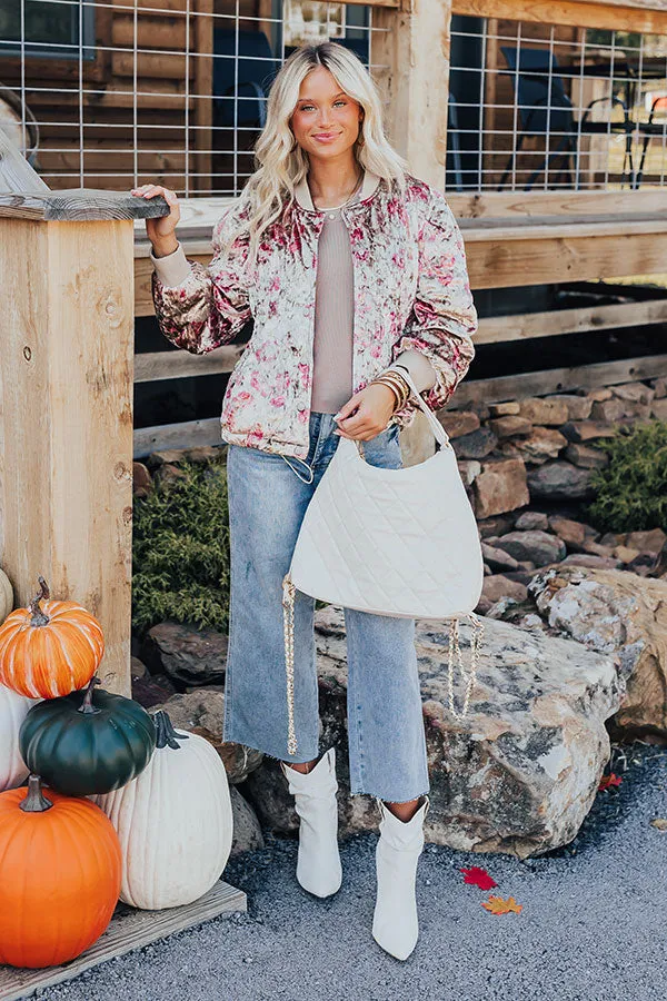 Garden Bliss Velvet Bomber Jacket sold by Impressions product image thumbnail 5