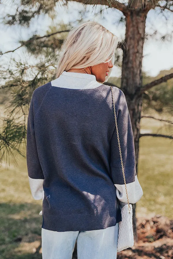 Chai Latte Please Color Block Sweater Top sold by Impressions product image thumbnail 5