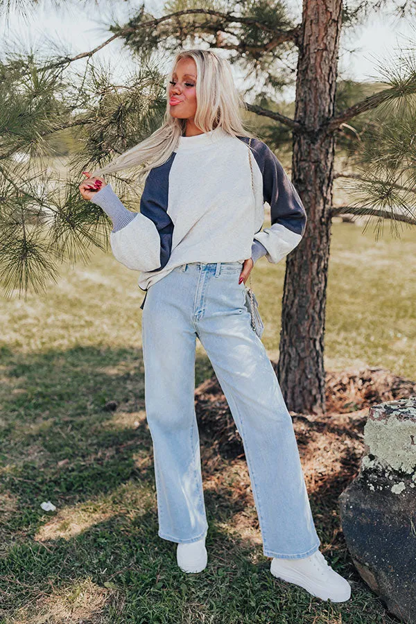 Chai Latte Please Color Block Sweater Top sold by Impressions product image thumbnail 3