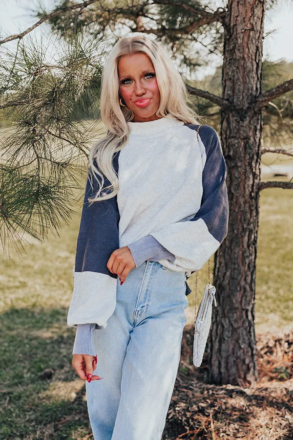 Chai Latte Please Color Block Sweater Top sold by Impressions product image thumbnail 4