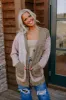 Cabin Comfort Color Block Cardigan sold by Impressions