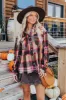 Pumpkin Patch Ready Peplum Jacket in Brown sold by Impressions
