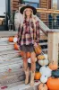 Pumpkin Patch Ready Peplum Jacket in Brown sold by Impressions