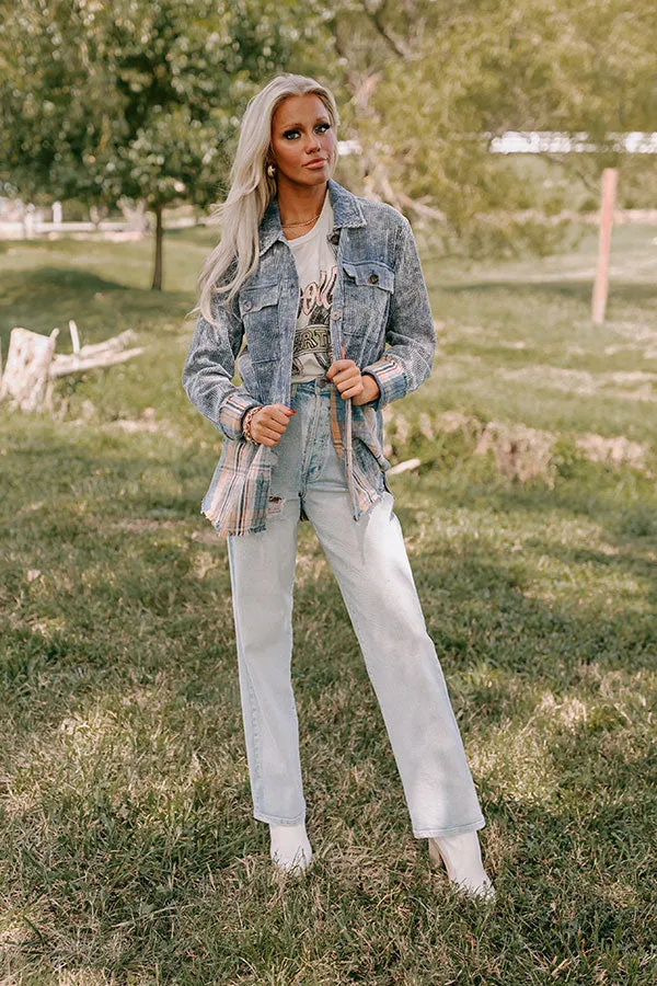 Hot Cocoa Sippin' Corduroy Jacket in Blue sold by Impressions product image thumbnail 5