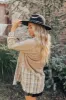 Hot Cocoa Sippin' Corduroy Jacket in Khaki sold by Impressions
