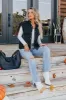 Mountain Lodge Cutie Quilted Vest in Black sold by Impressions