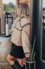 Uptown Girl Quilted Jacket in Khaki sold by Impressions