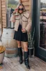 Uptown Girl Quilted Jacket in Khaki sold by Impressions