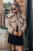 Uptown Girl Quilted Jacket in Khaki sold by Impressions