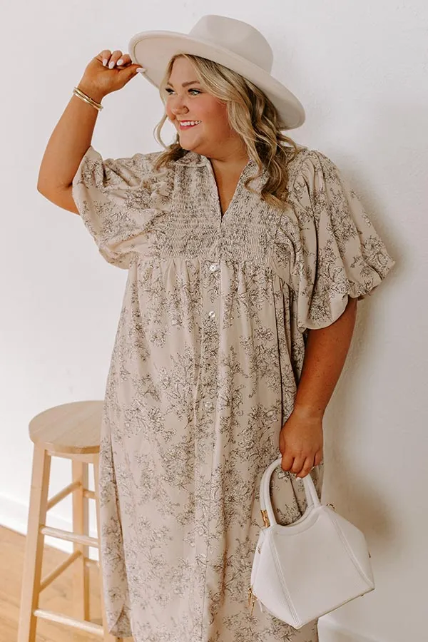 Small Town Talks Floral Midi Curves sold by Impressions product image thumbnail 2