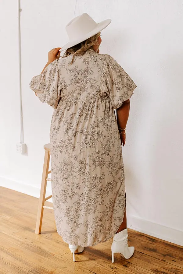 Small Town Talks Floral Midi Curves sold by Impressions product image thumbnail 4