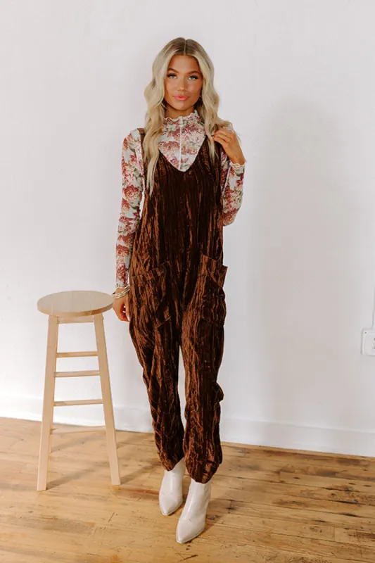 Pumpkin Patch Pretty Velvet Jumpsuit sold by Impressions