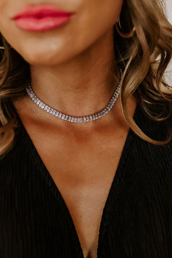 Shimmering Nights Necklace in Silver sold by Impressions