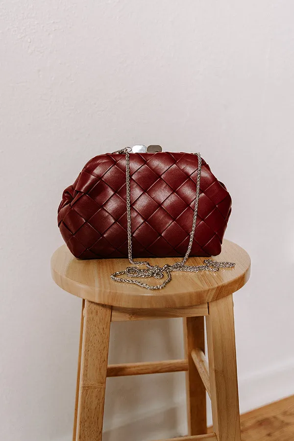 Uptown Chic Faux Leather Purse in Merlot sold by Impressions product image thumbnail 3