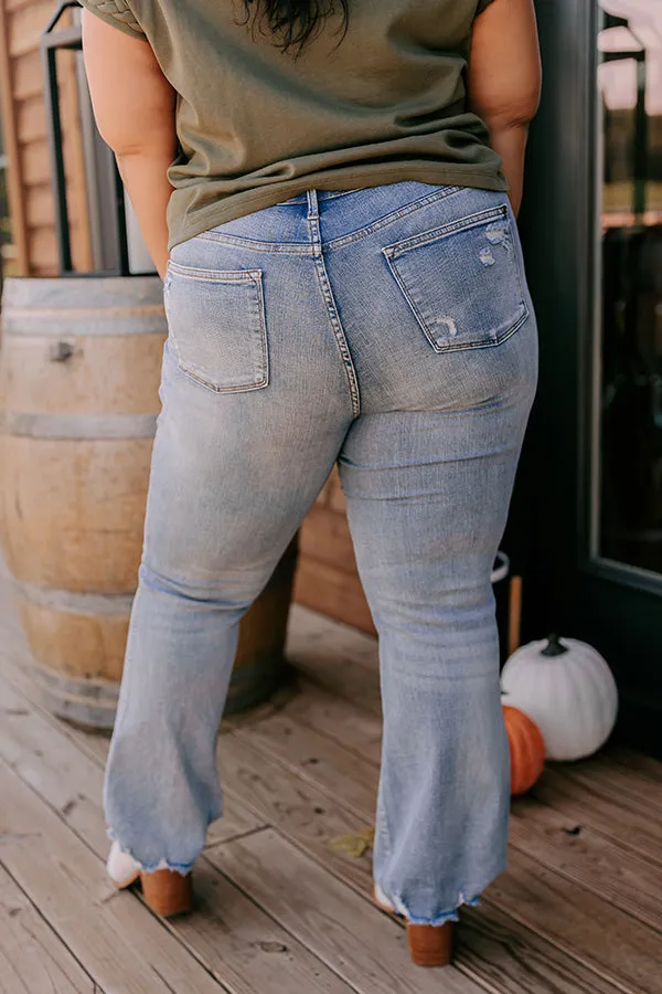 JUDY BLUE Zoe Midrise Distressed Flare Curves sold by Impressions product image thumbnail 4