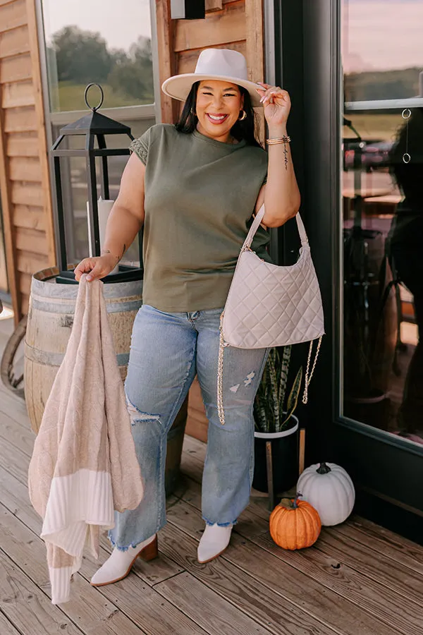 VIP Outing Shift Top in Olive Curves sold by Impressions product image thumbnail 2