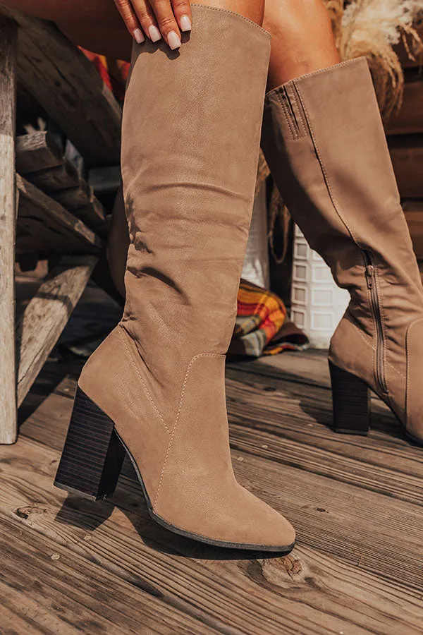 The Blakely Faux Nubuck Knee High Boot sold by Impressions product image thumbnail 2