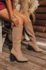 The Blakely Faux Nubuck Knee High Boot sold by Impressions