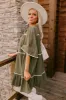 Simply Lovely Tiered Mini Dress in Olive sold by Impressions