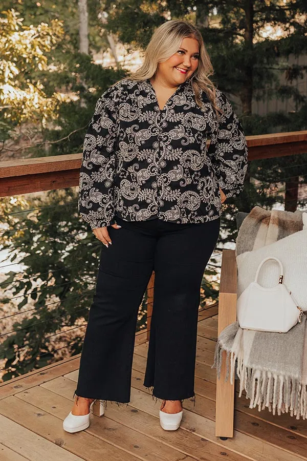 Wine Country Cutie Paisley Embroidered Top Curves sold by Impressions product image thumbnail 2