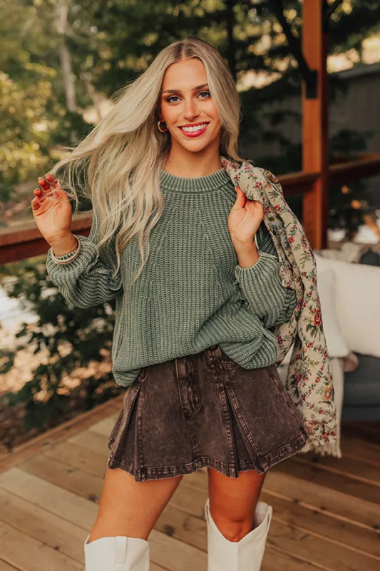Cuddling By The Fireside Knit Sweater sold by Impressions