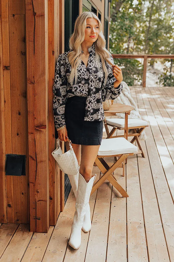 Wine Country Cutie Paisley Embroidered Top sold by Impressions product image thumbnail 2