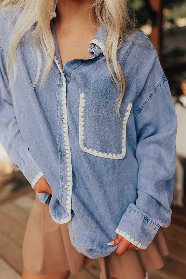 Soho Style Chambray Button Up sold by Impressions product image thumbnail 4