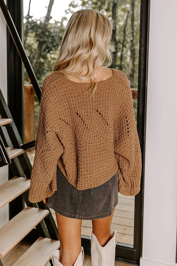 Harvest Season Knit Sweater in Mocha sold by Impressions product image thumbnail 4